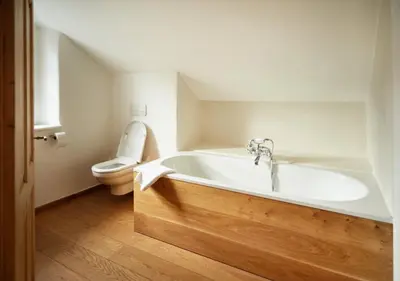 Ein Badezimmer in der Unterkunft FISCHERNGUT - Luxuriöses Bauernhaus in Seenähe