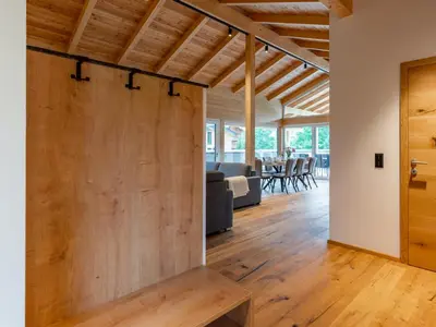 Ein Sitzbereich in der Unterkunft Luxury Sankt Lorenzen