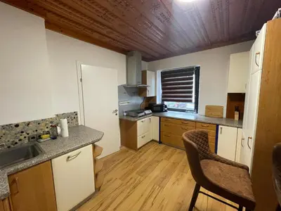 Küche/Küchenzeile in der Unterkunft Ferienhaus Auerhahn