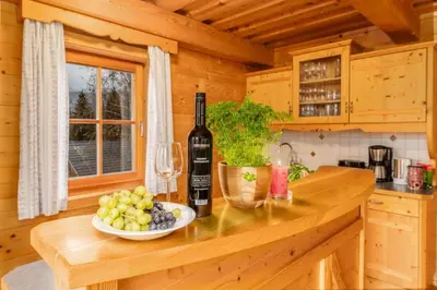 Küche/Küchenzeile in der Unterkunft Chalet Dachsteinblick