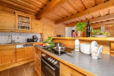 Küche/Küchenzeile in der Unterkunft Chalet Dachsteinblick