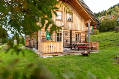 Naturlandschaft in der Nähe des Chalets