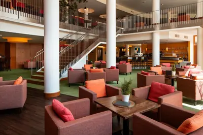 Ein Sitzbereich in der Unterkunft Vivea Hotel Bad Goisern