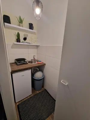 Küche/Küchenzeile in der Unterkunft Appartement 223